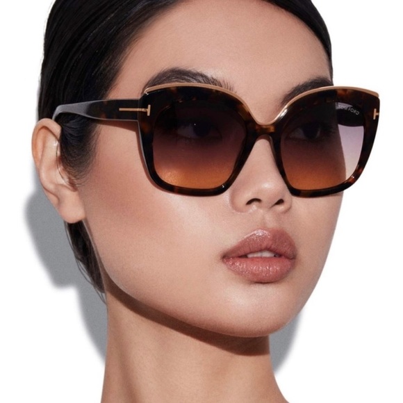 NEW TOM FORD CHANTALLE TOM FORD TF944 01B WOMEN SUNGLASSES TOM FORD FT0944 - Picture 5 of 12